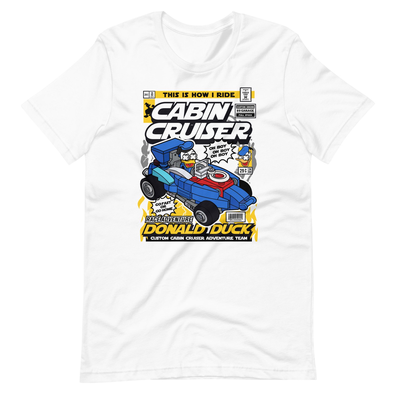 Donald Cabin Cruiser Unisex t-shirt - Image 3